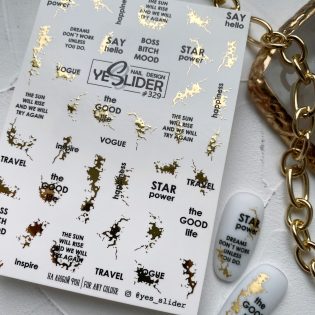 Water Decals - YeSlider No 329