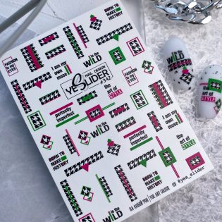 Water Decals - YeSlider No 342