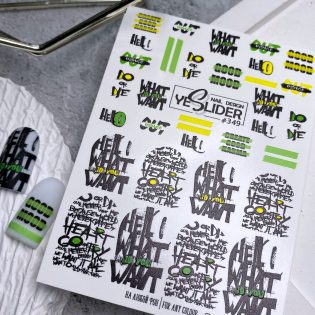 Water Decals - YeSlider No 349
