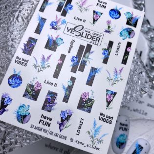 Water Decals - YeSlider No 354
