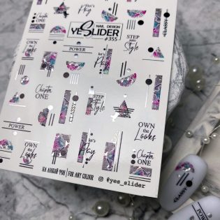 Water Decals - YeSlider No 355
