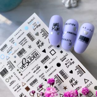 Water Decals - YeSlider No 35
