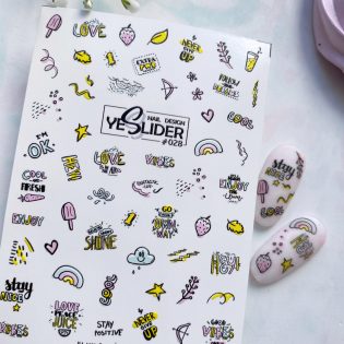 Water Decals - YeSlider No 28