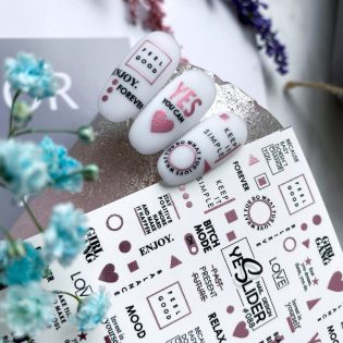 Water Decals - YeSlider No 88