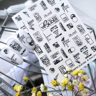 Water Decals - YeSlider No 99