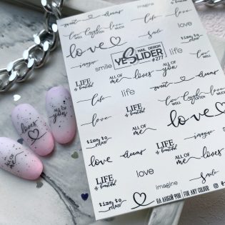 Water Decals - YeSlider No 277