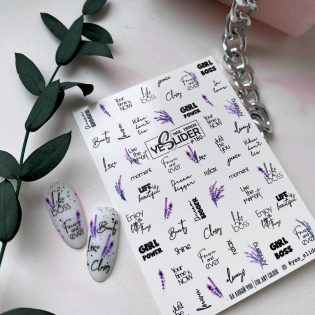 Water Decals - YeSlider No 180