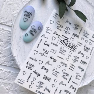 Water Decals - YeSlider No 190