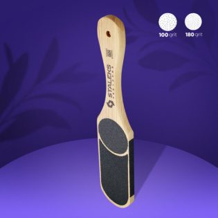 Wooden pedicure foot file BEAUTY & CARE 10 TYPE 3 (60/80/100/120 grit)