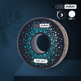 Disposable abrasive tape papmAm EXCLUSIVE for the plastic case STALEKS PRO, 100 grit