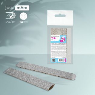 Disposable papmAm files for straight nail file SMART 22, 150 grit (50 pcs)