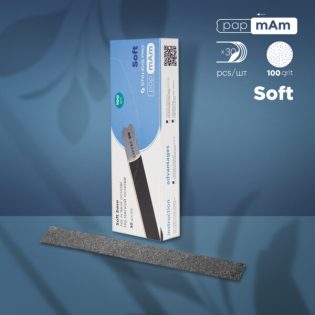 Disposable files papmAm (with soft foam layer) EXPERT 20, 100 grit (30 pcs)