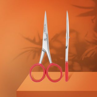 Professional scissors for eyebrows modeling Staleks Pro Expert 30 Type 1