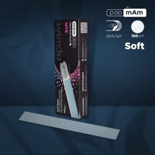 Disposable files papmAm (with soft foam layer) EXCLUSIVE 20, 100 grit (30 pcs)