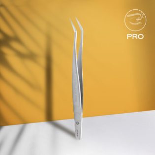 Professional eyelash tweezers Staleks Pro Expert 41 Type 9