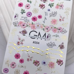 Water Decals For Nails GLYANETS MANICURE  GM-#004