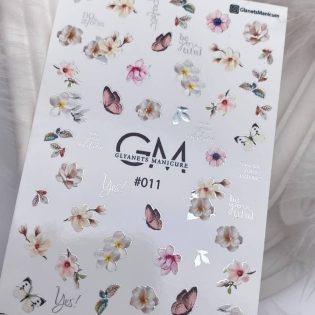 Water Decals For Nails GLYANETS MANICURE  GM-#011