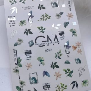 Water Decals For Nails GLYANETS MANICURE  GM-#012