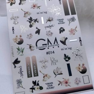 Water Decals For Nails GLYANETS MANICURE  GM-#014