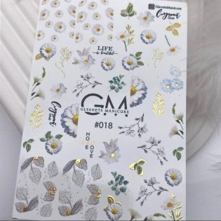 Water Decals For Nails GLYANETS MANICURE  GM-#018