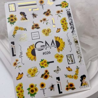 Water Decals For Nails GLYANETS MANICURE  GM-#026