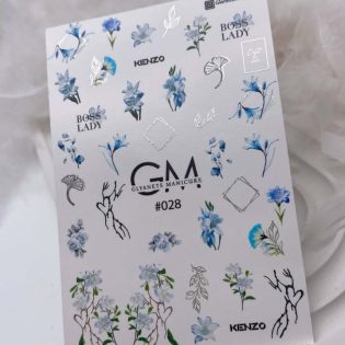 Water Decals For Nails GLYANETS MANICURE  GM-#028