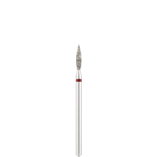 Diamond bit "tornado" red, L- 10,0 mm., Ø2,3  mm. DIVINITY