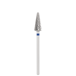 Tungsten carbide bit "cone" blue, L-15,0 mm.,  Ø6,0 mm  DIVINITY