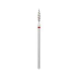 Diamond bit "tornado" red, L- 10,0 mm., Ø2,1 mm. NEW