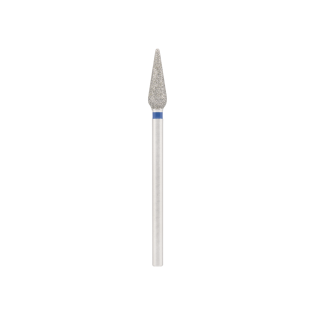 Diamond bit "sharp drop" blue, L- 12,0 mm., Ø4,0 mm. NEW